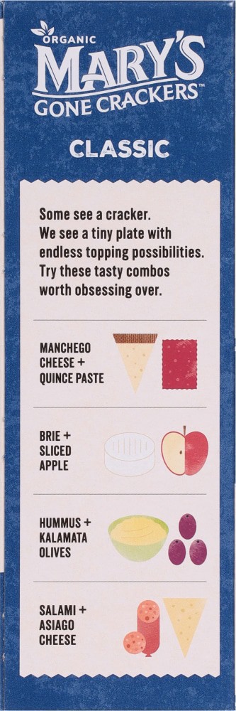 slide 4 of 4, Mary's Gone Crackers Organic Super Seed Classic Crackers 5.5 oz, 5.5 oz