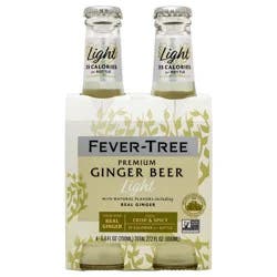 Fever-Tree Premium Ginger Beer Light 4x200ml