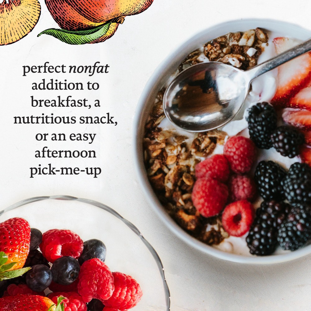 slide 2 of 6, Siggi's siggi’s Icelandic Skyr Nonfat Yogurt, Peach, 5.3 oz