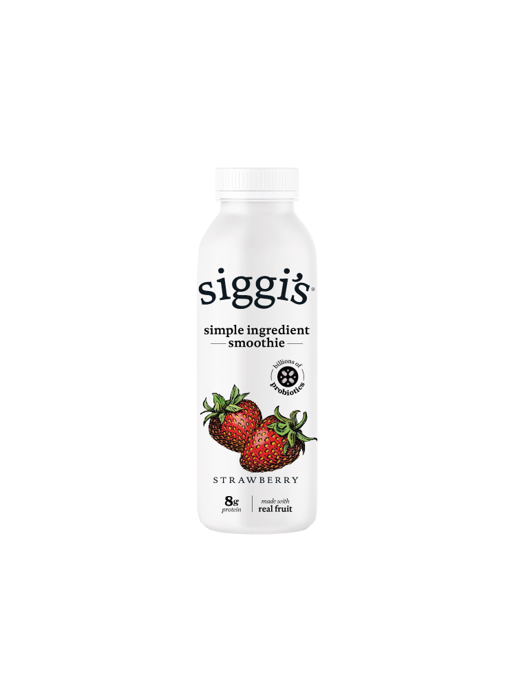 slide 3 of 3, Siggi's Probiotic Strawberry Whole Milk Drinkable Yogurt, 8 fl oz