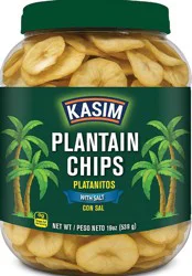 Kasim Salted Plantain Chips 19 Ounces