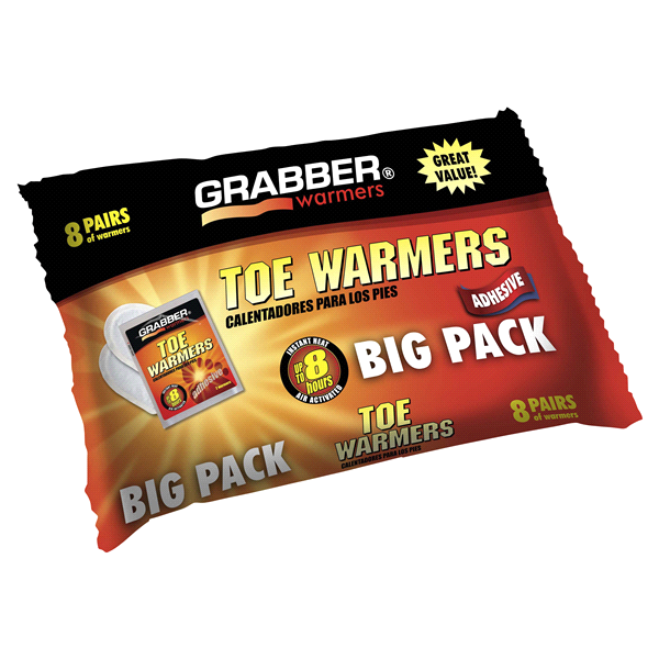 slide 1 of 1, Grabber Toe Warmer Value Pack, 1 ct