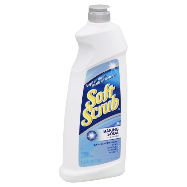 slide 1 of 1, Soft Scrub Abrasive Cleaner With Baking Soda, 26 oz