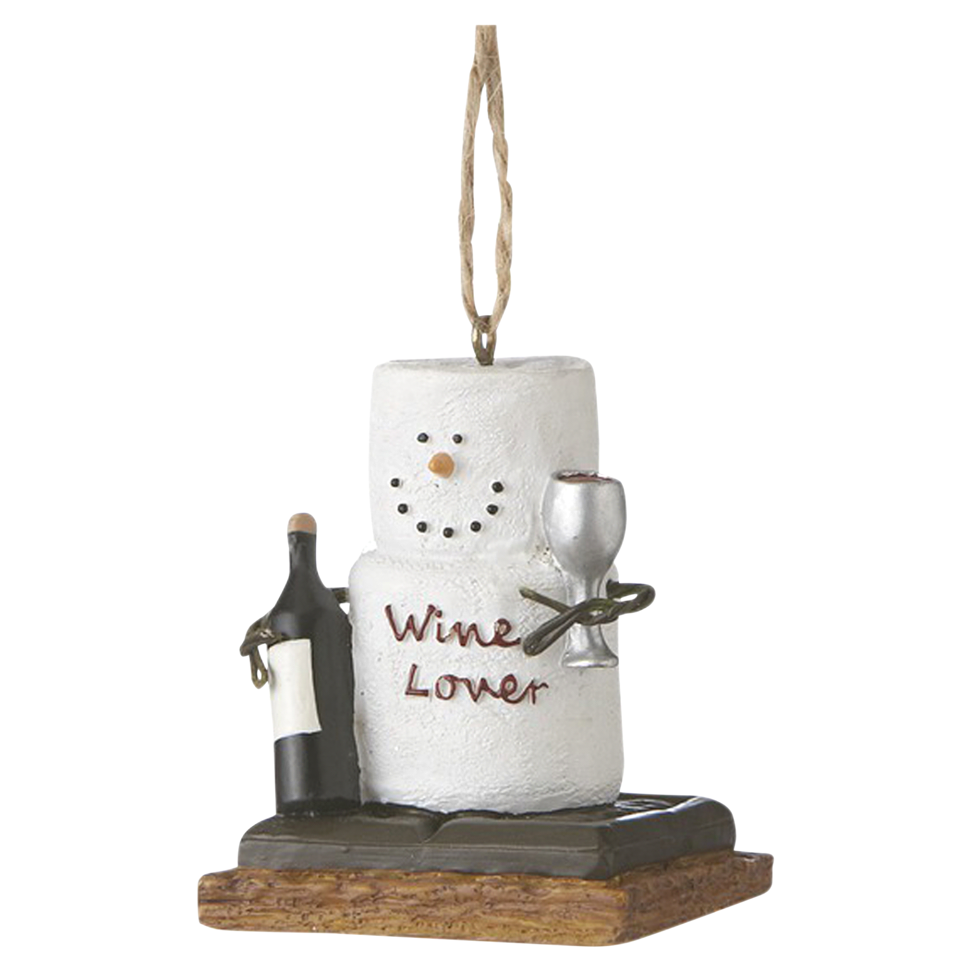 slide 1 of 1, Ganz S'mores Ornament - Wine Lover, 1 ct