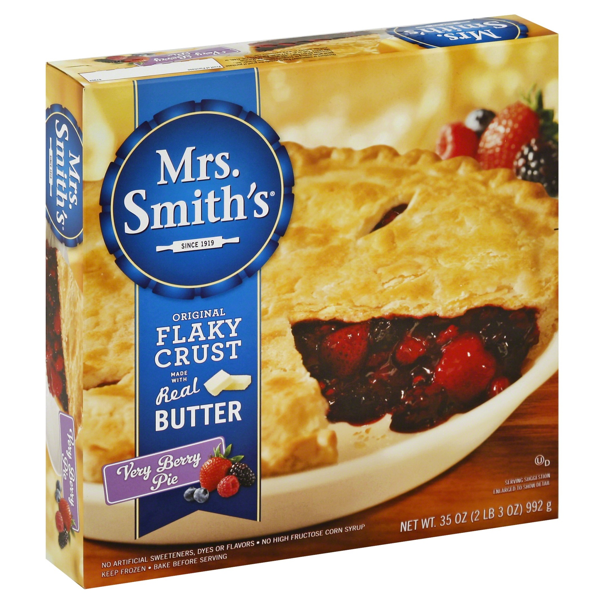 slide 1 of 8, Mrs. Smith's Original Flaky Crust Very Berry Pie, 35 oz