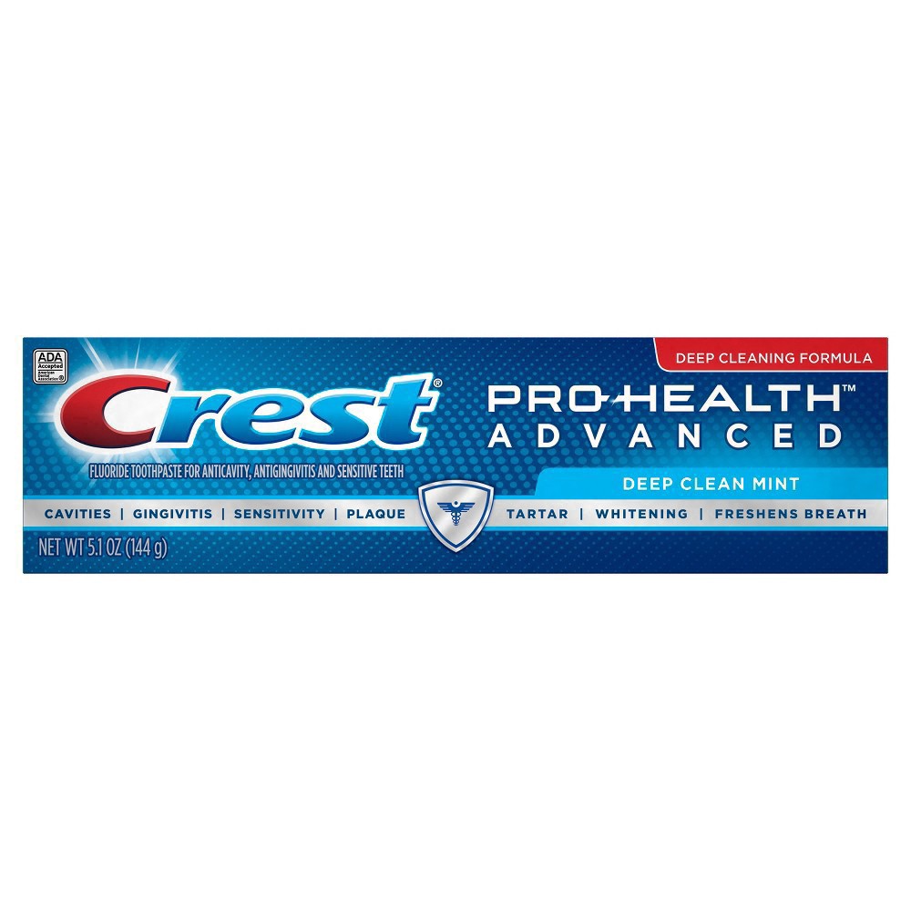 slide 15 of 78, Crest Pro-Health Advanced Extra Deep Clean Toothpaste, 5.1 oz