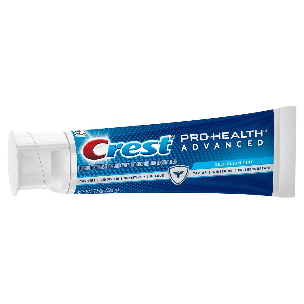 slide 38 of 78, Crest Pro-Health Advanced Extra Deep Clean Toothpaste, 5.1 oz