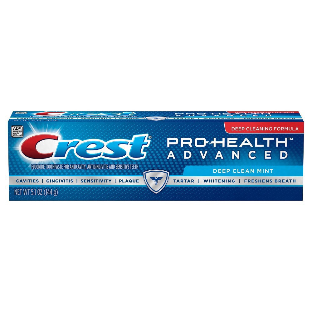 slide 18 of 78, Crest Pro-Health Advanced Extra Deep Clean Toothpaste, 5.1 oz