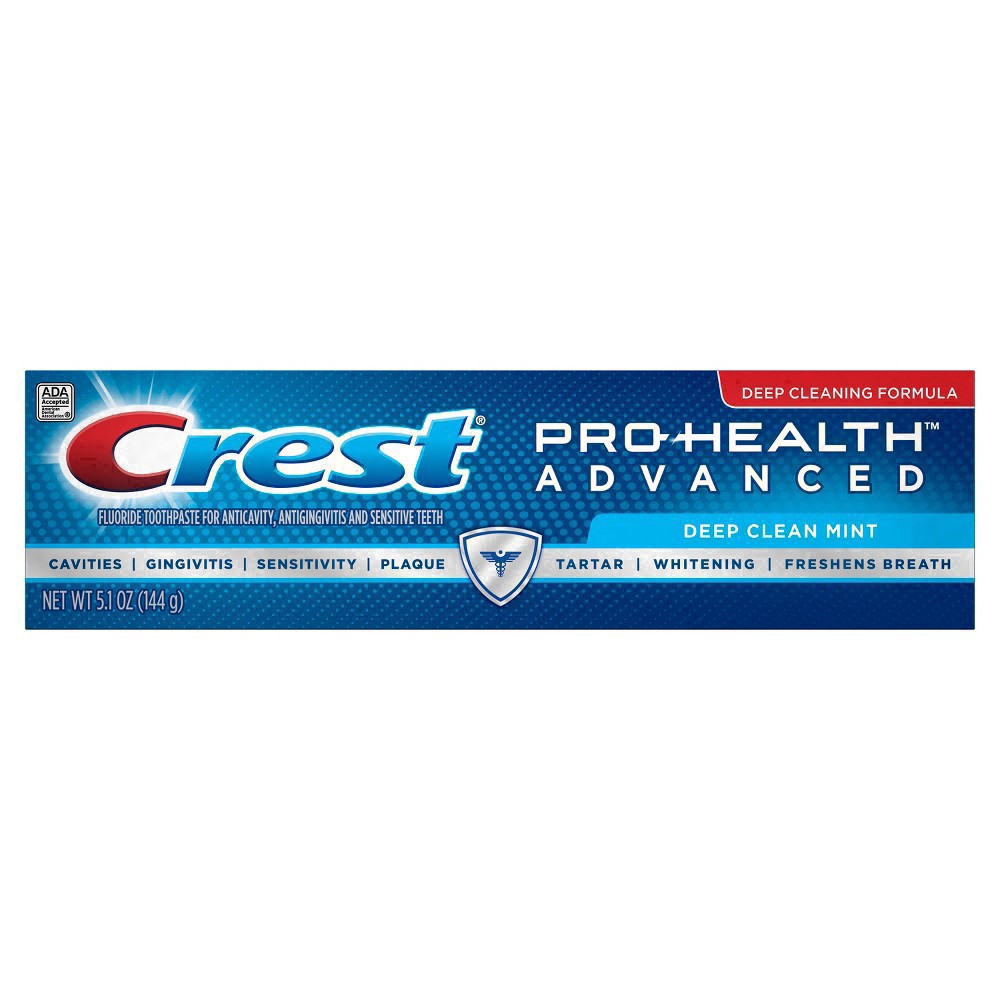 slide 25 of 78, Crest Pro-Health Advanced Extra Deep Clean Toothpaste, 5.1 oz