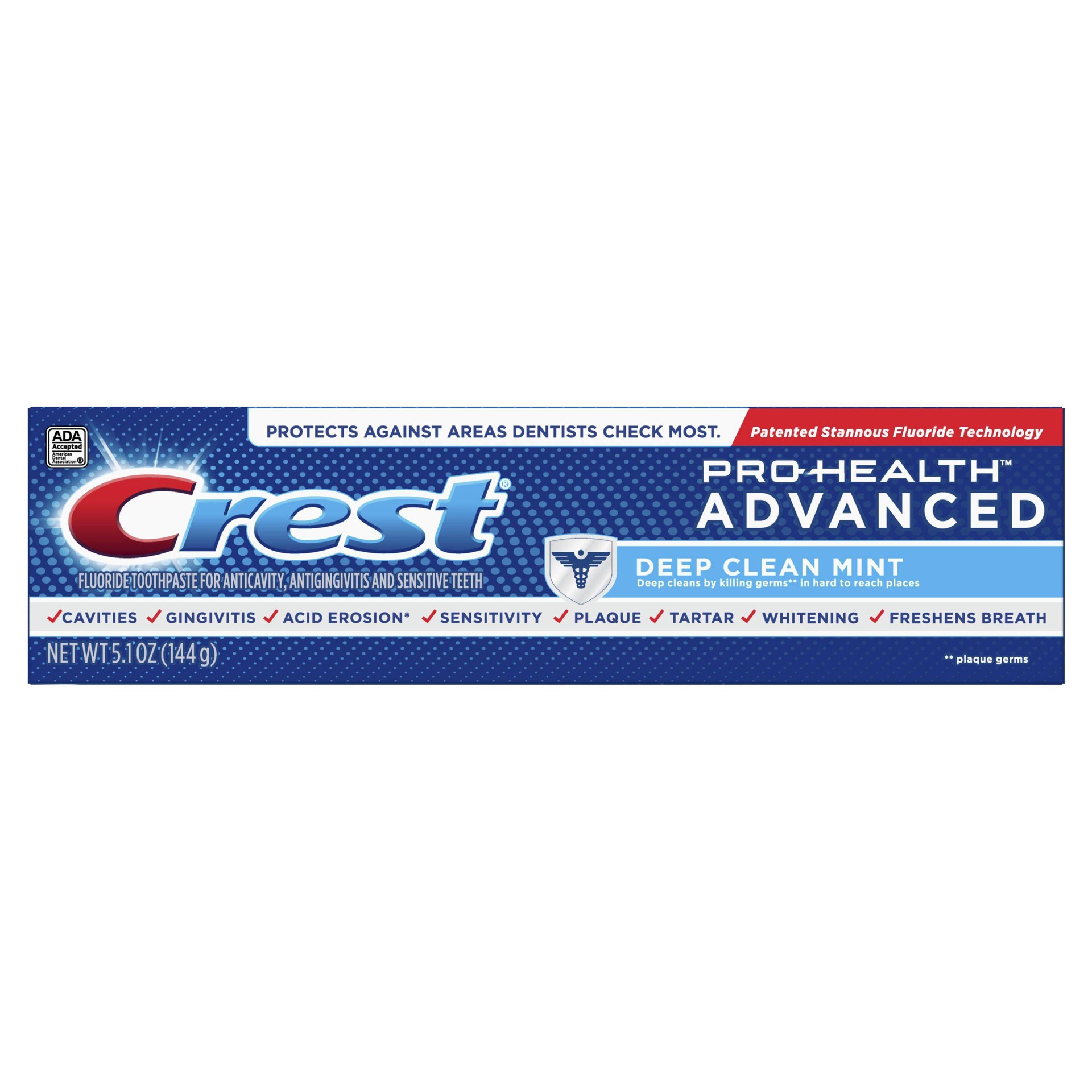 slide 1 of 1, Crest Pro-Health Advanced Extra Deep Clean Toothpaste, 5.1 oz