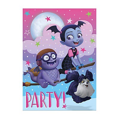 slide 1 of 1, Unique Industries Vampirina Invitations, 8 ct