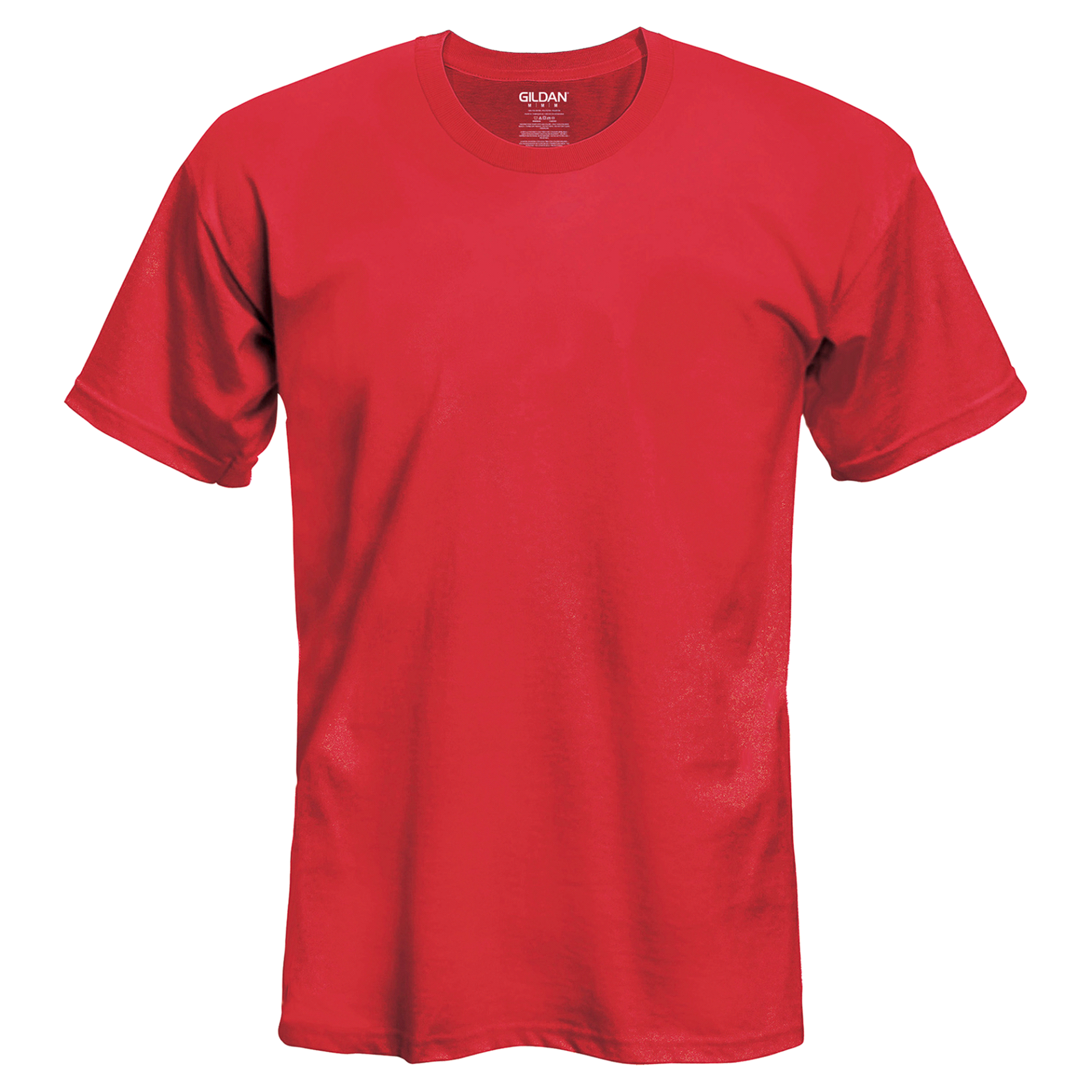 slide 1 of 1, Gildan Adult Short Sleeve T Crew Red Medium, 1 ct