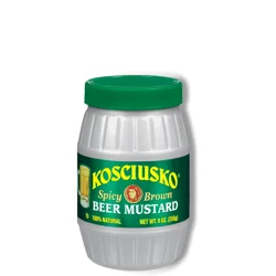 Kosciusko Spicy Brown Beer Mustard - 9 oz