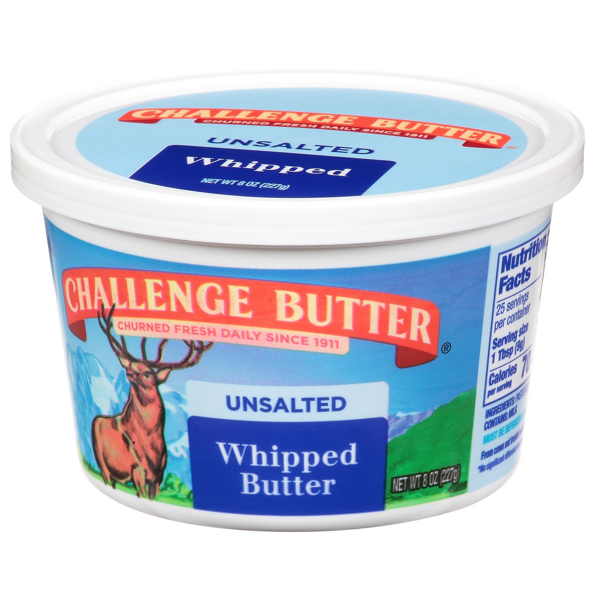 slide 3 of 9, Challenge Dairy Unsalted Whipped Butter 8 oz, 