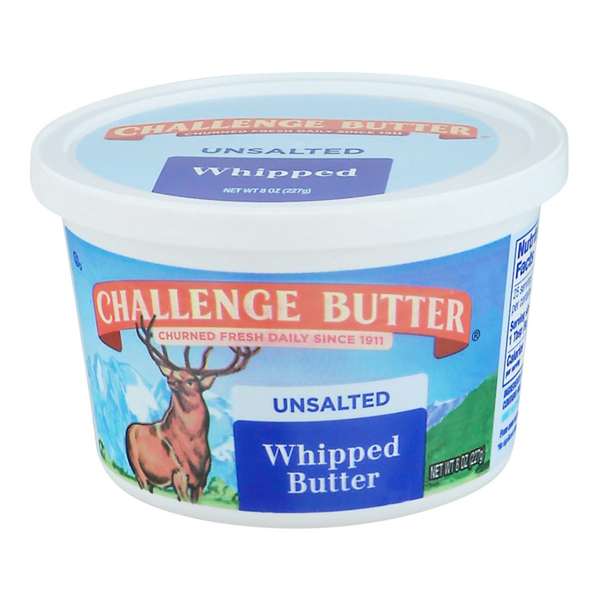 slide 1 of 9, Challenge Dairy Unsalted Whipped Butter 8 oz, 8 oz