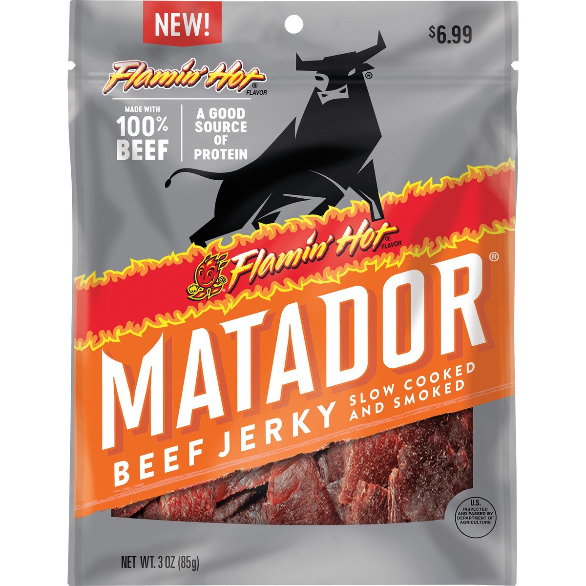 slide 2 of 2, Matador Beef Jerky, 3 oz