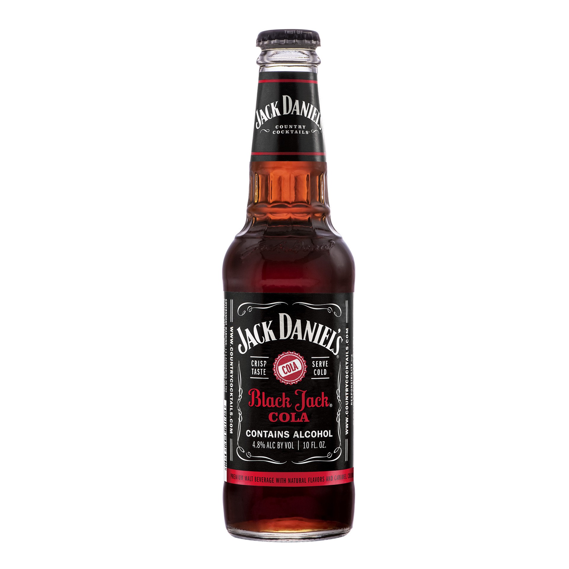 slide 2 of 10, Jack Daniel's Country Cocktails Black Jack Cola, 6 Pack, 10 oz Bottles, 6 ct; 10 oz