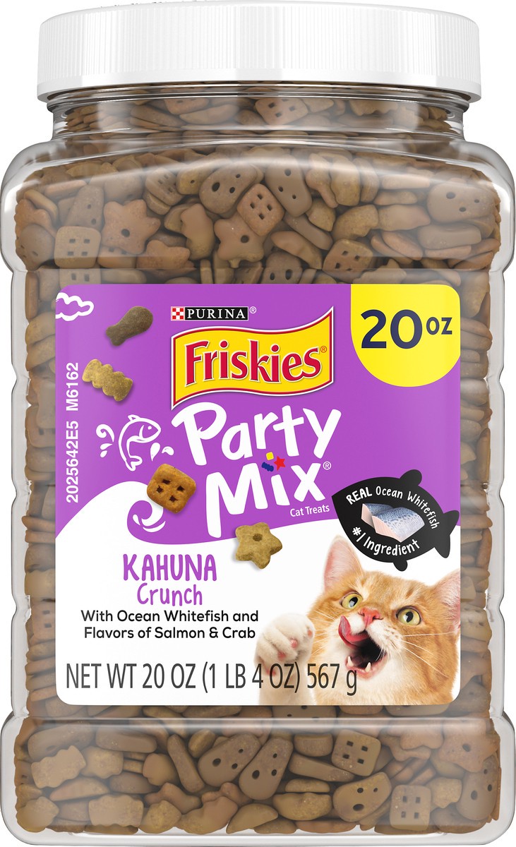 slide 6 of 12, Friskies Party Mix Kahuna Crunch Cat Treats 20 oz, 20 oz