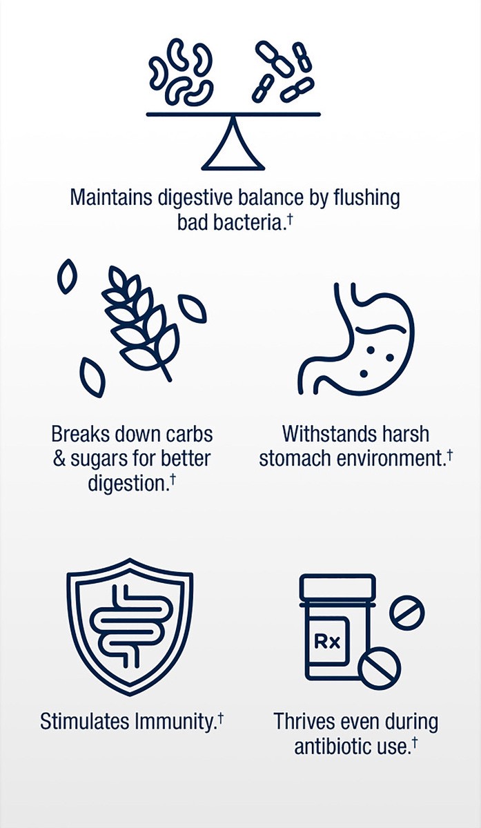 slide 2 of 8, Florastor Daily Probiotic Supplement, 30 ct