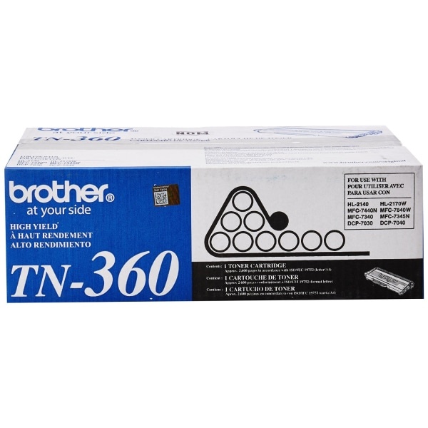 slide 1 of 4, Brother Tn-360 Black Toner Cartridge, 1 ct