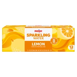 Meijer Sparkling Water Lemon - 12 ct; 12 oz