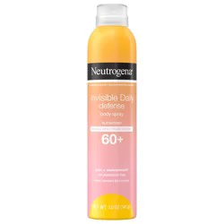 Neutrogena Invisible Daily Defense Sunscreen Spray, SPF 60+, 5.0 oz