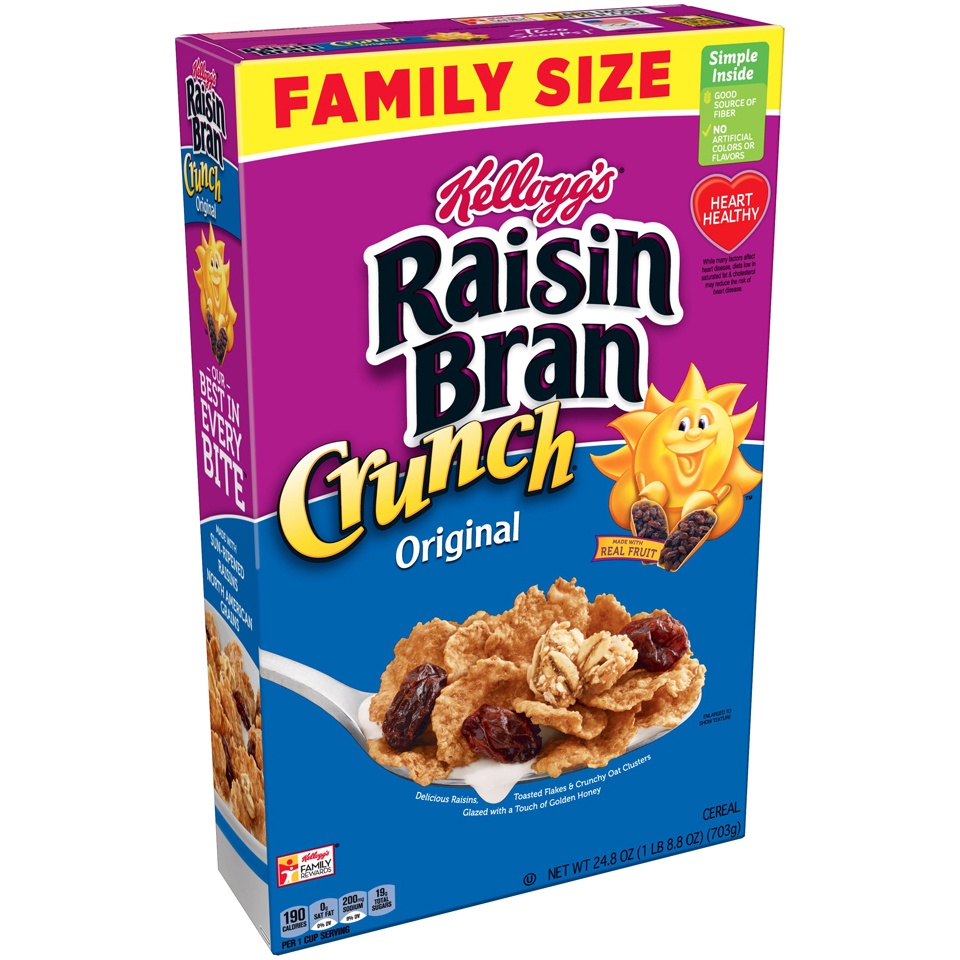 slide 3 of 3, Raisin Bran Crunch Breakfast Cereal, 24.8 oz