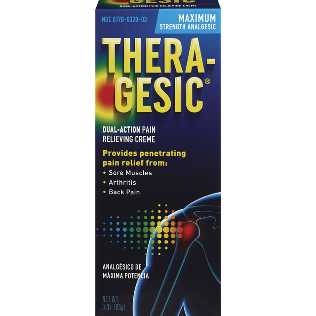 slide 1 of 1, Thera-Gesic Maximum Strength Pain Relieving Creme, 3 oz