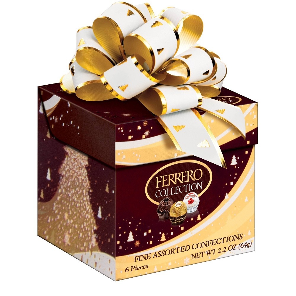 slide 2 of 2, Ferrero Rocher Collection Assorted Cube Gift Box, 6 ct