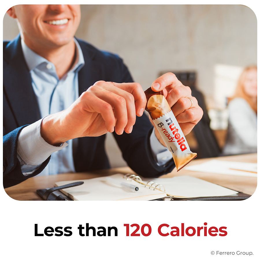 slide 5 of 5, Nutella B-Ready Crispy Wafers, 2 ct