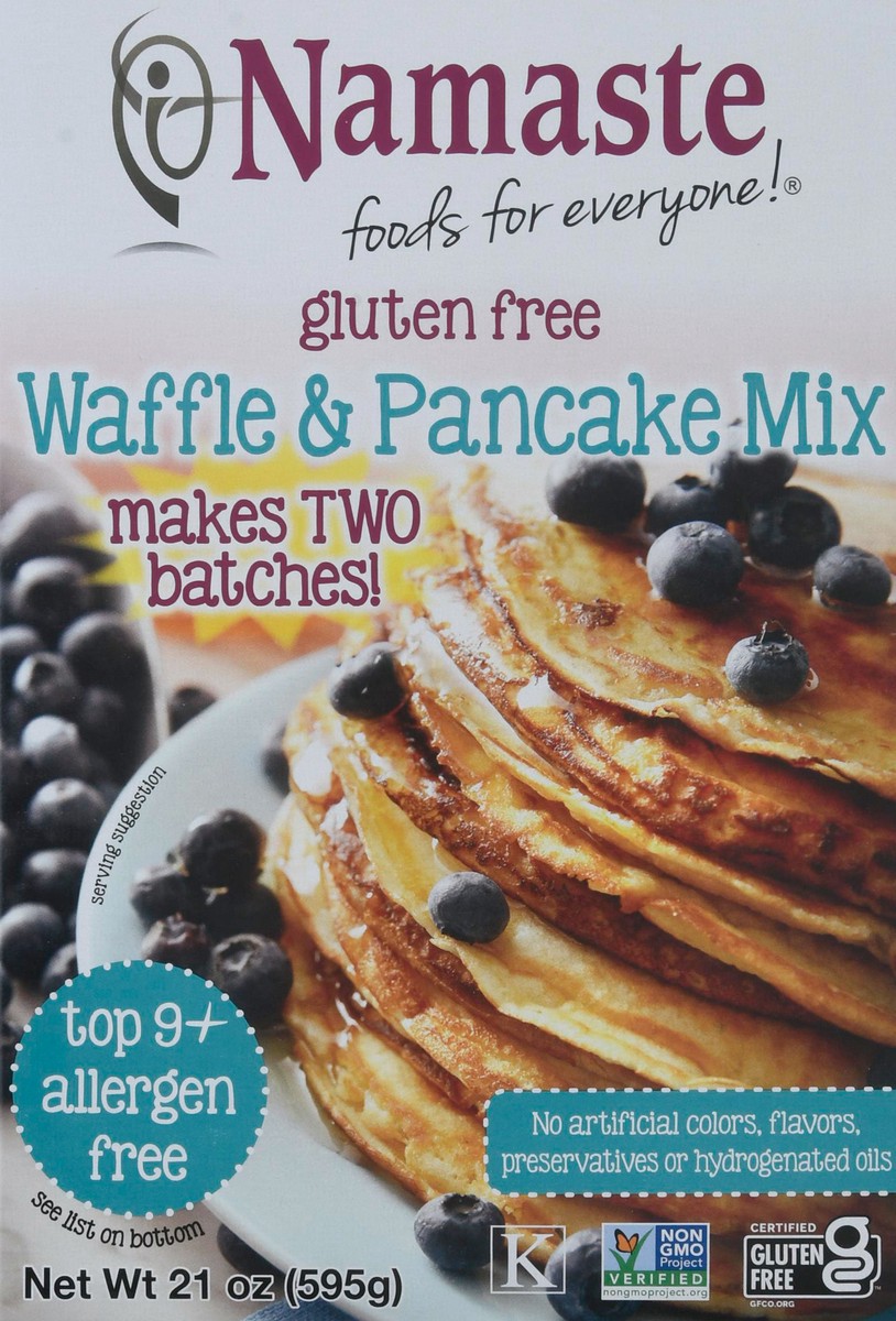 slide 2 of 12, Namaste Pancake/Waffle Mix, 24 oz