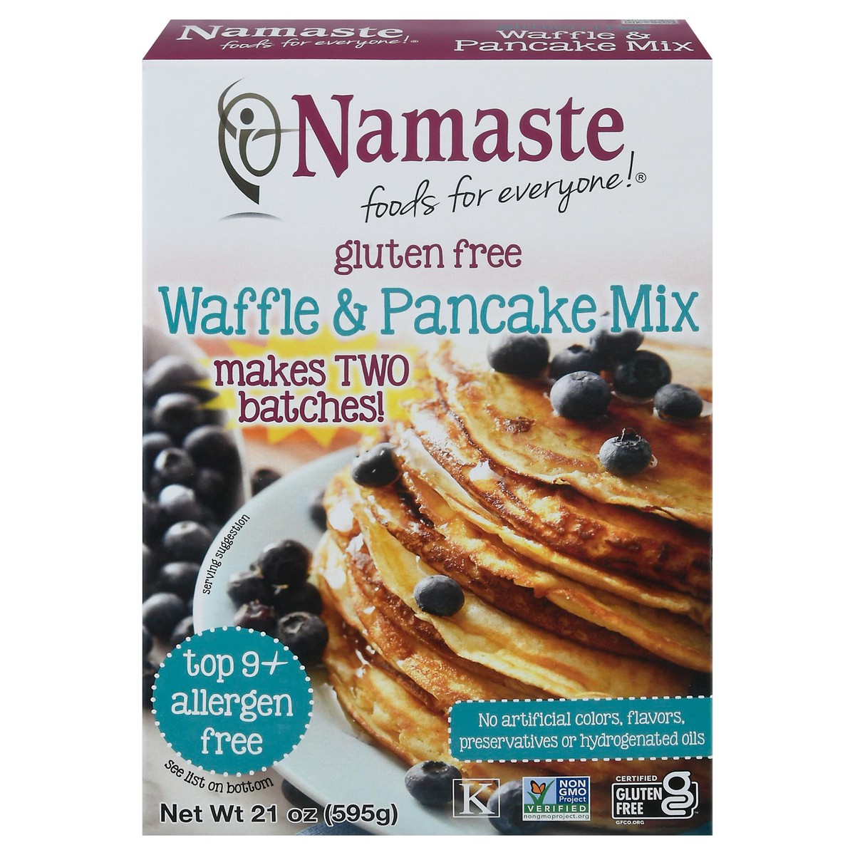 slide 1 of 12, Namaste Pancake/Waffle Mix, 24 oz