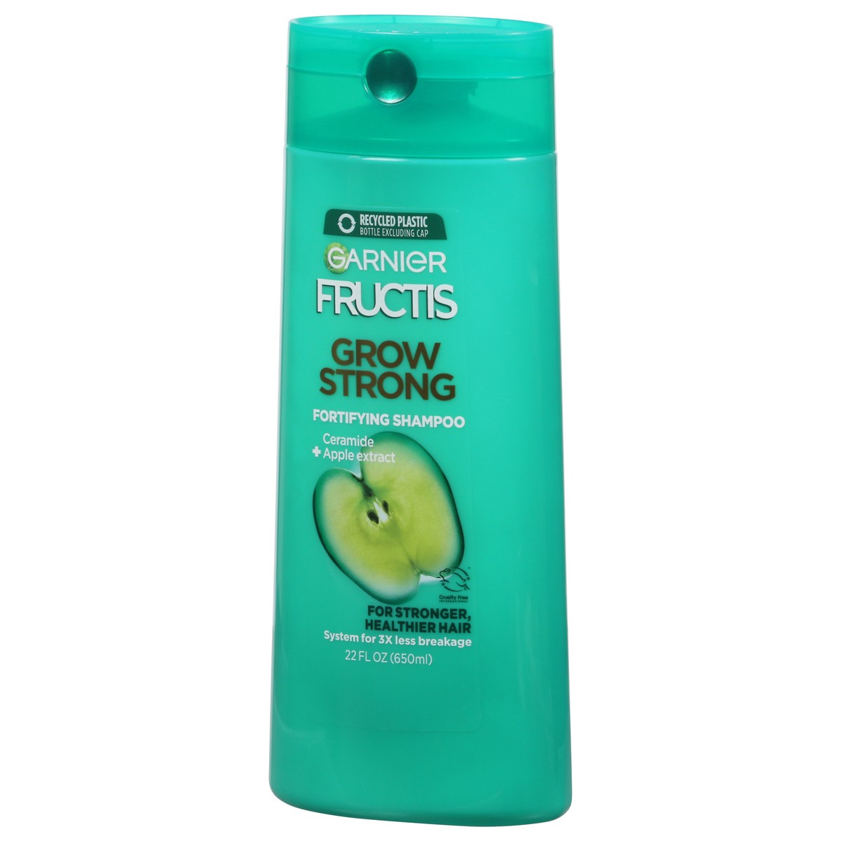 slide 3 of 9, Garnier With Active Fruit Protein Grow Strong Fortifying Shampoo With Apple Extract & Ceramide, 22 oz