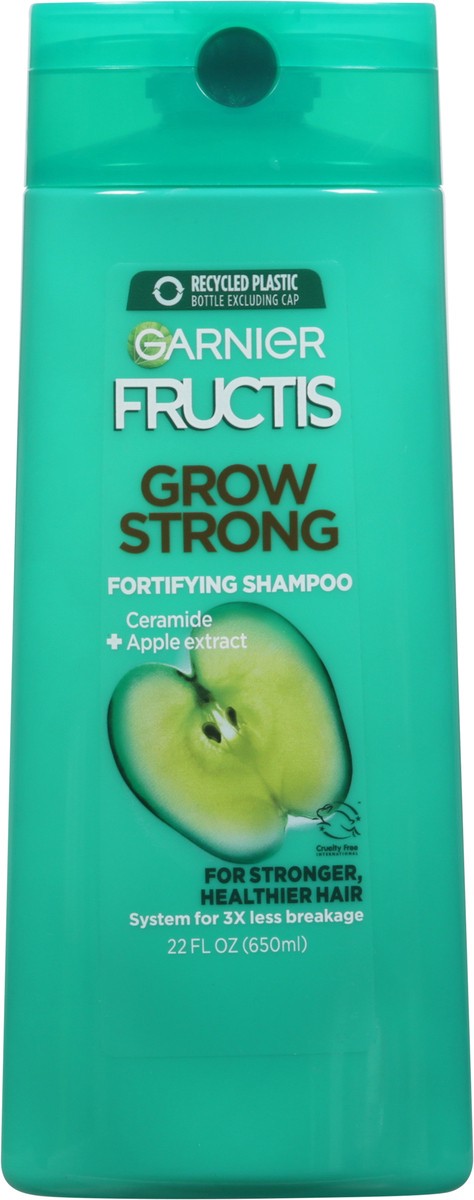 slide 6 of 9, Garnier With Active Fruit Protein Grow Strong Fortifying Shampoo With Apple Extract & Ceramide, 22 oz