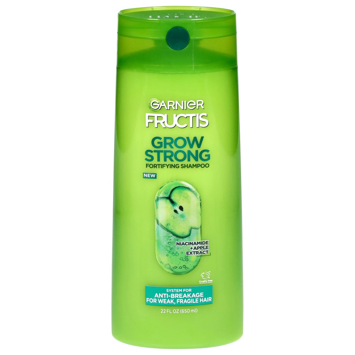 slide 1 of 9, Garnier Grow Strong Fortifying Shampoo 22 fl oz, 22 oz