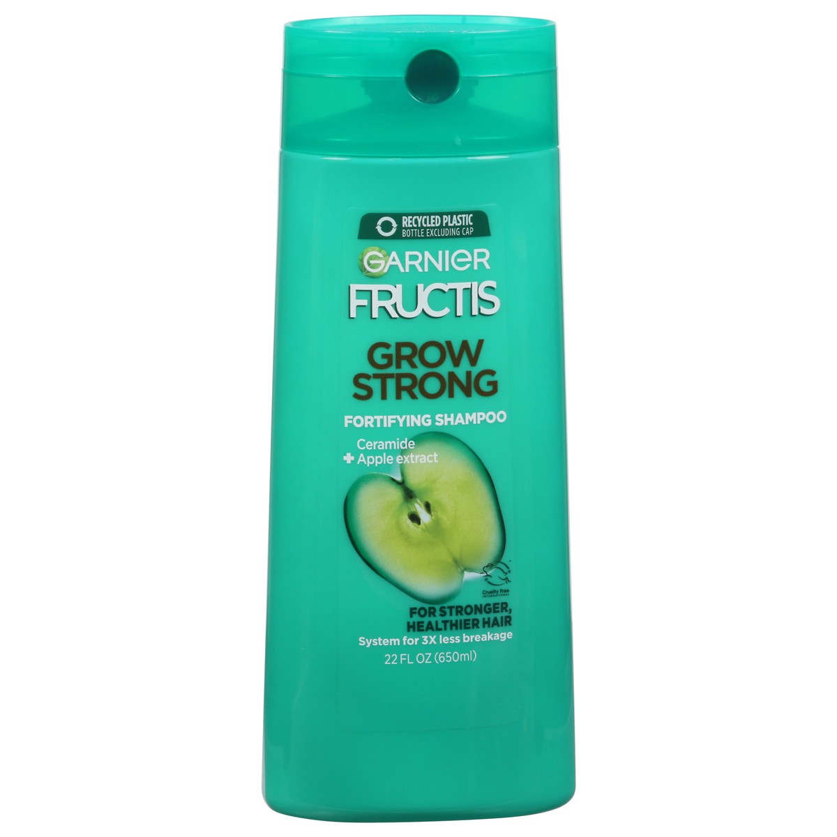 slide 1 of 9, Garnier With Active Fruit Protein Grow Strong Fortifying Shampoo With Apple Extract & Ceramide, 22 oz