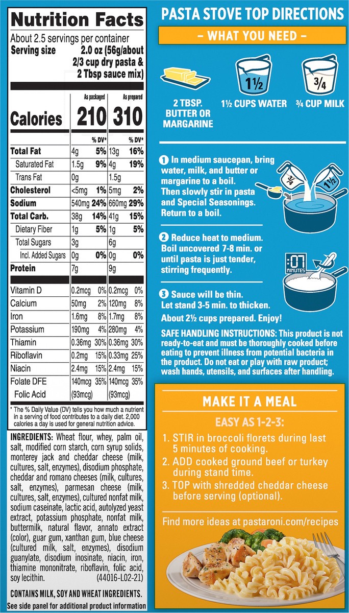 slide 4 of 6, Rice-A-Roni Corkscrew Pasta, 6 oz