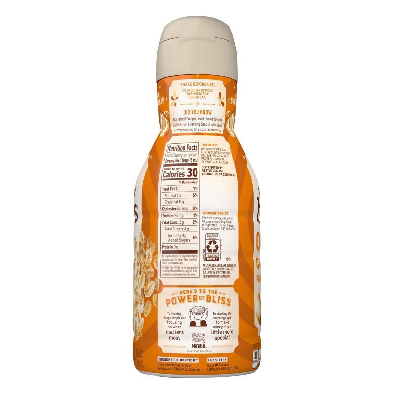 slide 3 of 5, Natural Bliss Limited Edition Pumpkin Swirl Cookie Plant Based Oat Creamer, 28 oz