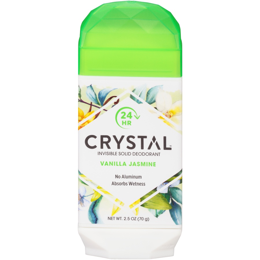 slide 1 of 1, Crystal Vanilla & Jasmine Invisible Solid Deodorant, 2.5 oz