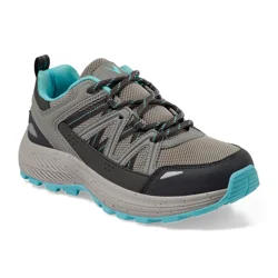 Vively Women's Trail Walk Wide Running Shoe, Grey, Size 11