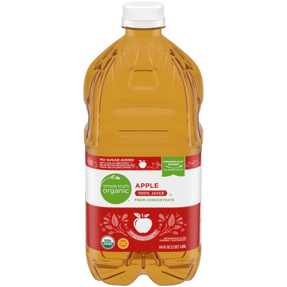 slide 3 of 3, Simple Truth Organic Apple Juice - 64 fl oz, 64 fl oz