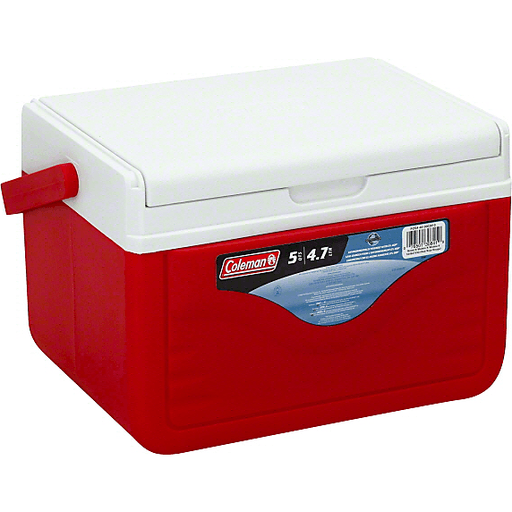 slide 1 of 1, Coleman FlipLid Cooler - Red, 5 qt