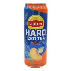 Lipton Hard Peach Iced Tea 24 oz Can