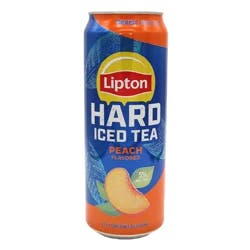 Lipton Hard Peach Iced Tea 24 oz Can