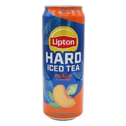 Lipton Hard Peach Iced Tea 24 oz Can