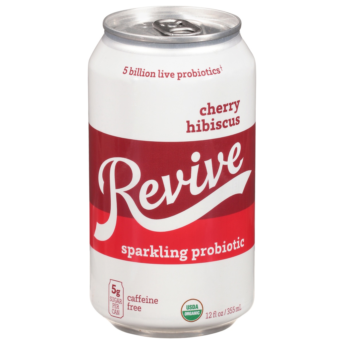 slide 1 of 1, Revive Kombucha Kombucha, Sparkling, Cherry Hibiscus, 12 oz