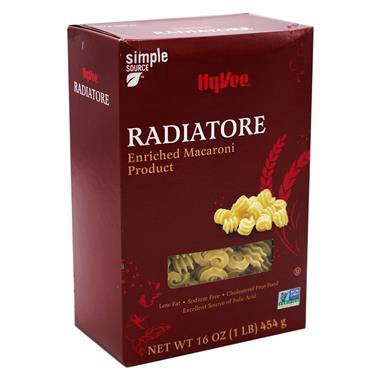 slide 1 of 1, Hy-Vee Radiatore Macaroni Pasta, 16 oz