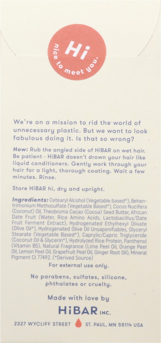 slide 4 of 9, HiBAR Volumize Solid Conditioner, 1 ct