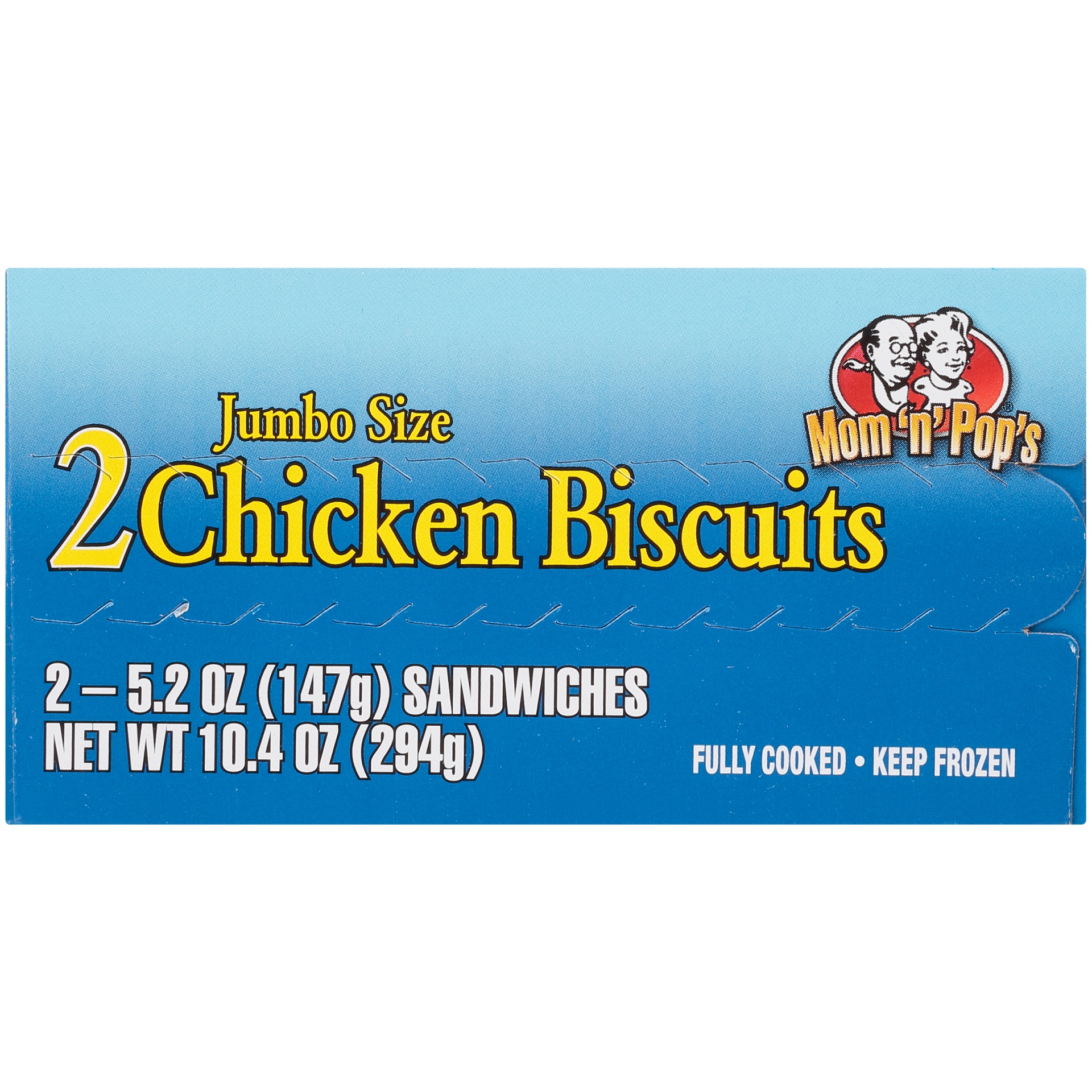 slide 4 of 8, Mom N Pops Chicken Biscuits Jumbo, 10.4 oz