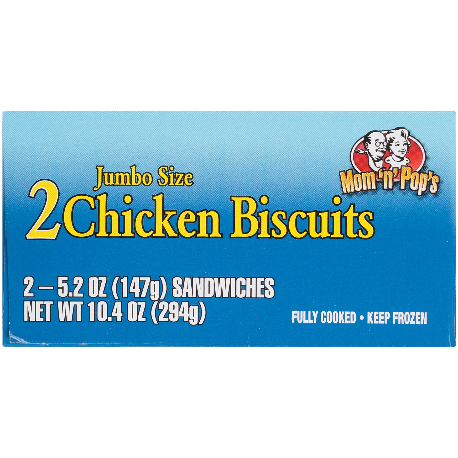 slide 5 of 8, Mom N Pops Chicken Biscuits Jumbo, 10.4 oz